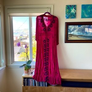 Free People Embroidered Fable Dress. Excellent Condition.